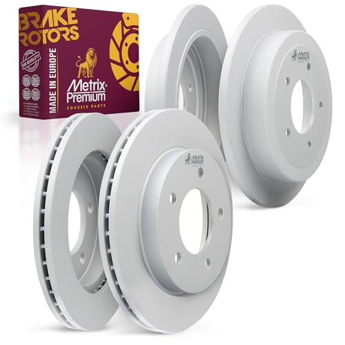 Metrix Premium Chassis Parts 308 & 334mm F/R Brake Rotor Kit Fits Ford - size: 96322MT
