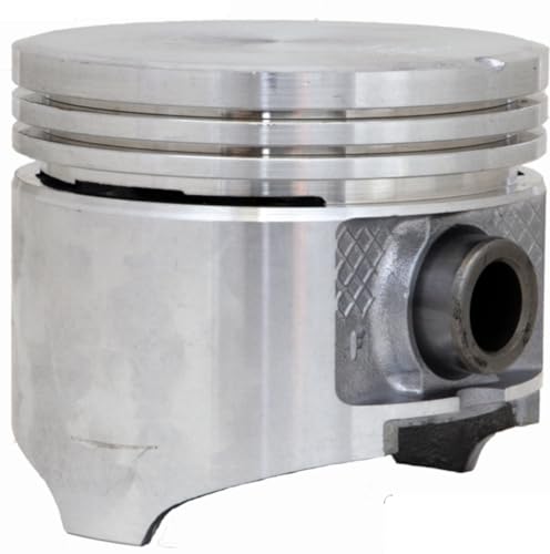 LowPricedAutoParts Set of 8 Flat Top Pistons for 85-03 Chrysler/Dodge/Ram/Jeep 5.2L/318 | .030 (.75mm Oversized) | 3.940in. Bore Diameter