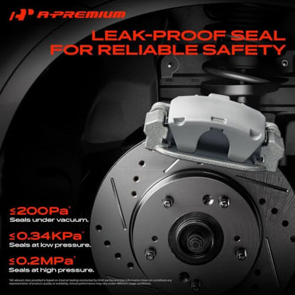 A-Premium Front Left Driver Disc Brake Caliper with Bracket - style: Front Driver