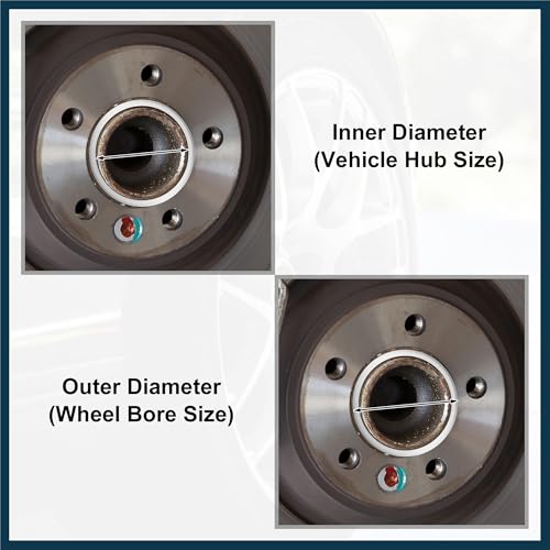4pcs OD 71.6mm to ID 67.1mm Aluminium Alloy Car Hub Centric Rings Wheel Bore Center Spacer Automotive Parts