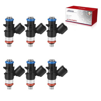 Set of 6 Fuel Injectors 0280158313 Injector for Jeep Cherokee V6 3.2L 14-17