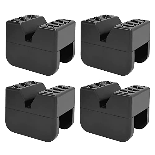 TONDA Jack Stand Pads, Rubber Pinch Weld Jack Adapter, 4 Pack - color: 4 PACK