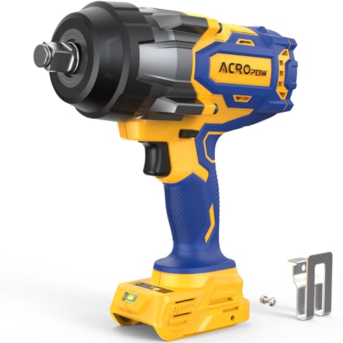 ACROPOW Cordless Impact Wrench 1/2" for Dewalt 20V Battery - size: 1700 FT-LBS