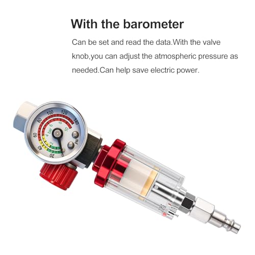 Paint Gun Regulator With Gauge Air Pressure Filter Separator G1/4NPT
