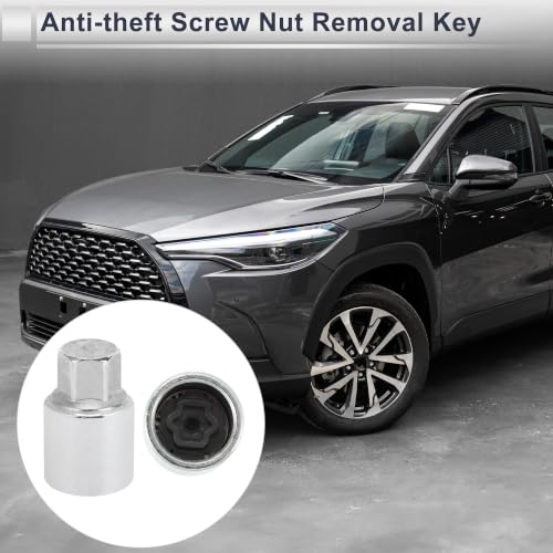 Wheel Lock Lugnut for Toyota Type C Anti-theft Screw Nut Removal Key Socket 1pc