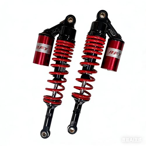 14.17-Inch Rear Shock Absorber Suspension Motorcycle ATV Quad - color: Red Black