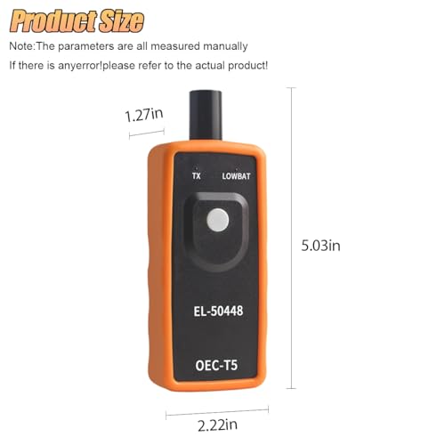 ZIMISI EL-50448 TPMS Relearn Tool, Programming Training Reset Tools