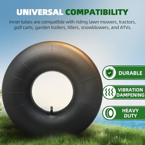 AR-PRO (2-Pack) 20x8.00-8, 20x8-8, 20x10.00-8, 20x10-8 Inner Tubes with TR-13 Straight Valve Stem - Replacement Lawn Mower Tire Tubes - Suitable for Mower/Tractor/Golf Cart/Garden Trailer and More - size: 20x8.00/10.0-8,TR-13