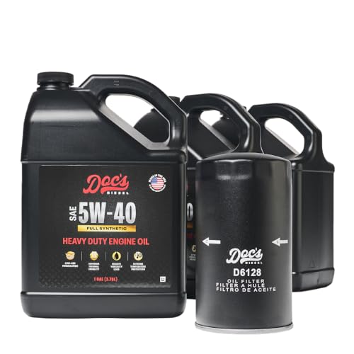 Doc's Diesel 6.7L Power Stroke Oil Change Kit for Ford F-250, F-350 2011-2025, 5W-40 Full Synthetic Engine Oil | 3-Gallon - color: 5W-40 Full Synthetic, size: 3-Gallons