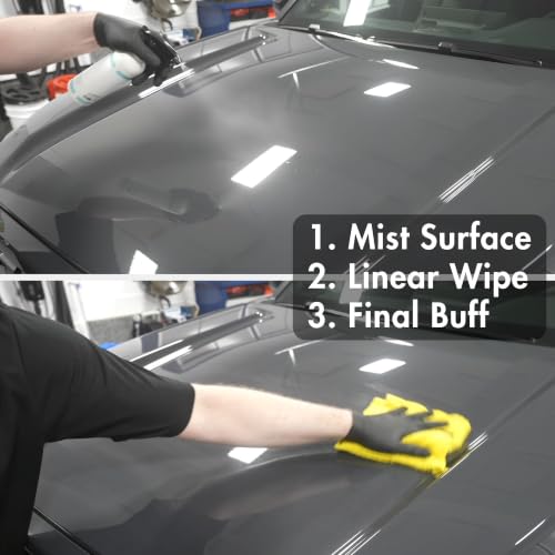 CLEAN. Panel Prep Spray V2 – 16oz Surface Cleaner for Coating Prep – Removes Oils, Polishes, Residue – Safe for Glass & Tint – Use Before Ceramic Coating or Sealant – Streak-Free Finish - size: 16 Fl Oz (Pack of 1)