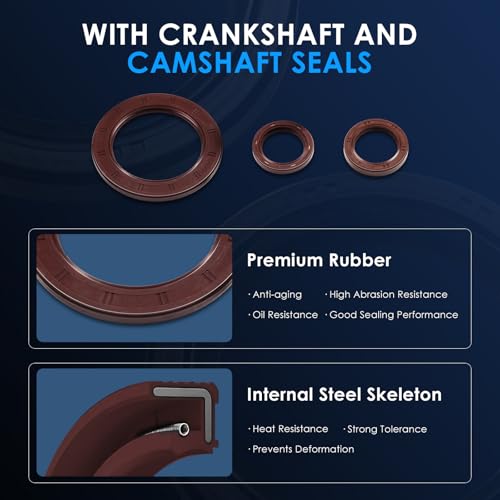 ECCPP Timing Belt Kit with Water Pump Compatible For Hyundai