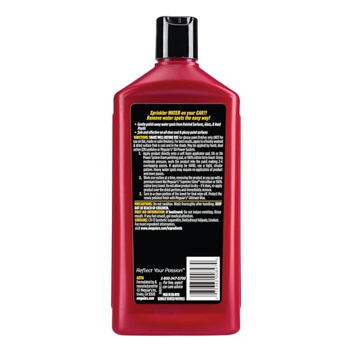 Meguiar's Water Spot Remover, Water Stain Remover and Polish,16 Oz - size: 16 Fl Oz (Pack of 1)