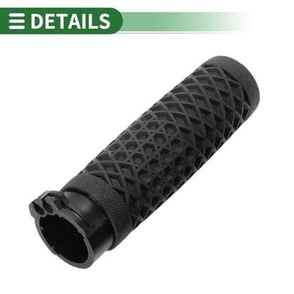 Motoforti 1" 25mm 1.1" 28mm Motorcycle Hand Grips Cover Kit Non Slip TPU Handlebar Cover for Motorcycle Scooter Bicycle ATV Black 1 Set