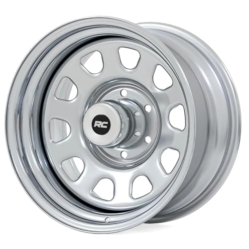 Rough Country Chrome Center Cap for Steel Wheels - 3.30" Bore Size, Closed Push-Through Design, Wide Compatibility - size: 3.30 inch