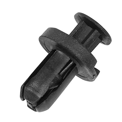 DNA Motoring BMP-Rivet Push Pin Rivet Car Body Clips - [Pack of 50] 10mm BMP Car Fasteners Kit, Nylon, Black - style: 50pcs