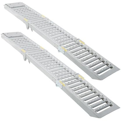 Gecheer 2-Pack Foldable Car Ramps for SUVs Trucks & ATVs – Lightweight Portable Steel Ramps with 1760 lb Capacity (Folded) and 660 lb Capacity (Extended), 67.3 Inch Length