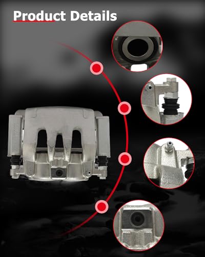 cciyu Rear Right Disc Brake Caliper Assembly w/Bracket 18B4920 - size: Rear Right[18B4920]