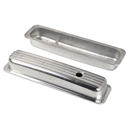 Valve Covers Short Polished Finned Center Bolt - color: Polish, size: SBC 87-97