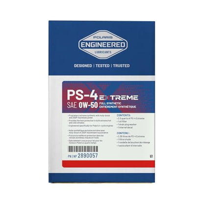 Polaris PS4 Oil Change Kit, for RANGER, GENERAL & RZR Models - 2890057