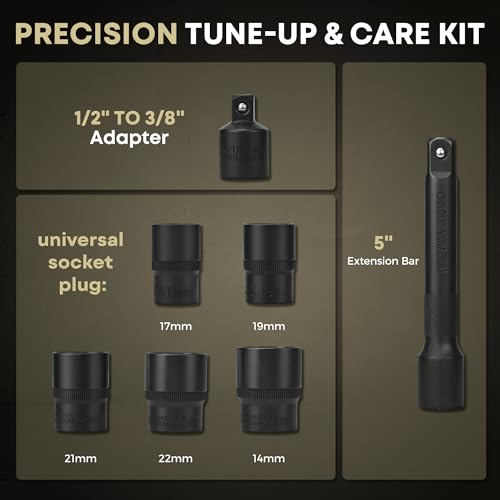 Digital Torque Wrench 1/2 Drive, 12.5-250.8 ft·lb (17-340N.m) ±1% Accuracy Electronic Torque Wrench with Buzzer and LED Heavy Duty Torque Wrench Set with Socket for Car Repair Trucks large machinery - size: 1/2 Drive 12.5-250.8 ft·lb