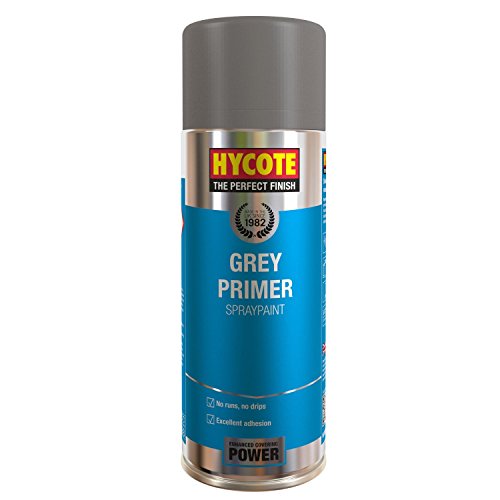 Hycote Gray Primer Spray Paint, Automotive Primer for Metal, Fiberglass & Rigid Plastic Surfaces, Fast Drying Smooth Base Coat for Improved Paint Adhesion, 13.5 Oz - color: Grey Primer, size: 13.5 Ounce (Pack of 1)