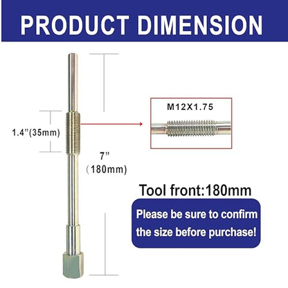 Primary and Secondary Drive Clutch Puller Tool for Can Am Commander/Renegade/Defender/Outlander/Maverick 330/400/450/500/570/800/850/1000 R Max (M12×1.75/M14×1.5/M8×1.25)
