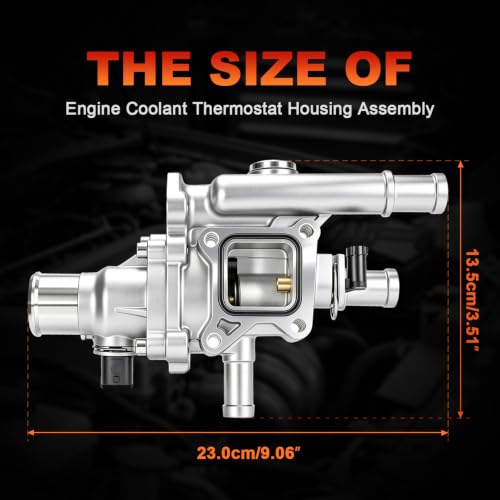 Aluminum Engine Coolant Thermostat Housing Assembly Kit