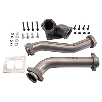 TRQ Left Turbo Up-pipe Kit