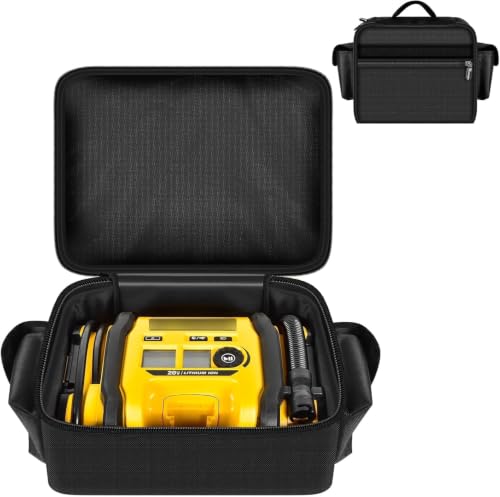 Case for DEWALT DCC020IB 20V MAX Tire Inflator Air Pump Storage Bag - color: All Black