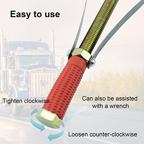 Oil Filter Wrench Removal Tool Heavy Duty Adjustable Strap 9-15 cm Diameter for Truck Excavators