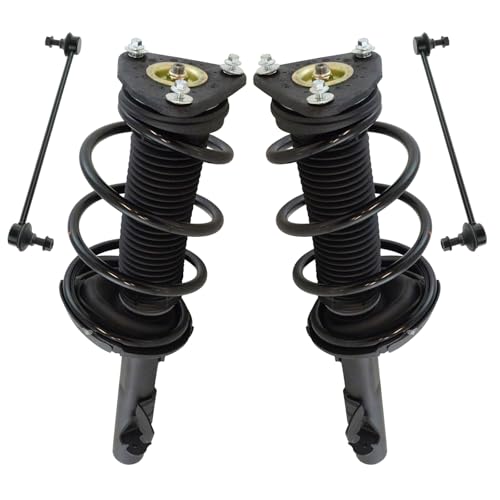 TRQ Front Suspension Kit Complete Strut & Coil Spring Assembly Sway Bar - style: SCA67199