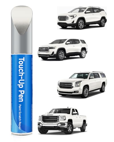 Iridescent Pearl/White Frost G1W/WA140X Touch Up Paint Pen Compatible with GMC– DIY Car Paint Scratch Repair Kit, Automotive Paints, Exact Color Match for Scratches, Rust & Chip Repair - color: Iridescent Pearl/White Frost