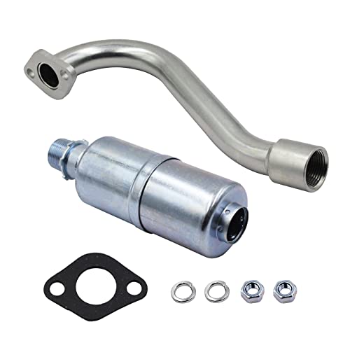 LOSTAR Rear Exhaust Muffler for Min Bike Predator Fit For 212cc Honda GX160 GX200 Tillotso