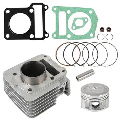 ECCPP 124cc Cylinder Top End Rebuild Kit for Yamaha for TTR125 2000-2003 - size: 5VL-E1310-00