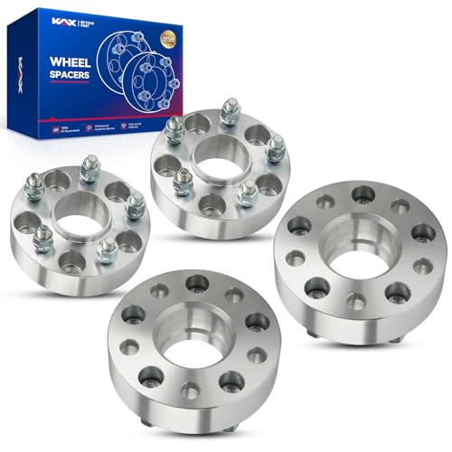 KAX 5x4.5" Hub-Centric Wheel Spacers 1.5 inch for Honda CR-V - color: Silver, size: 5x4.5" -64.1mm- M12x1.5- 1.5" thick