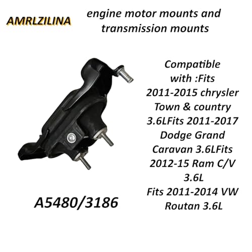 Engine Motor Transmission Mount Kit for Grand Caravan 2011-2017 - size: 2011-2017 Do-dge Grand Caravan 3.6L