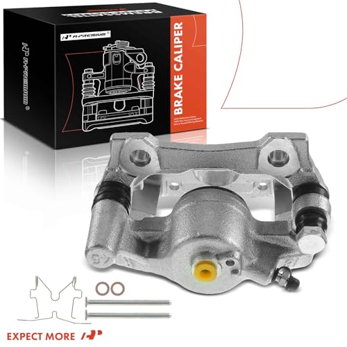 A-Premium Rear Right Passenger Disc Brake Caliper with Bracket - style: Rear Passenger Side