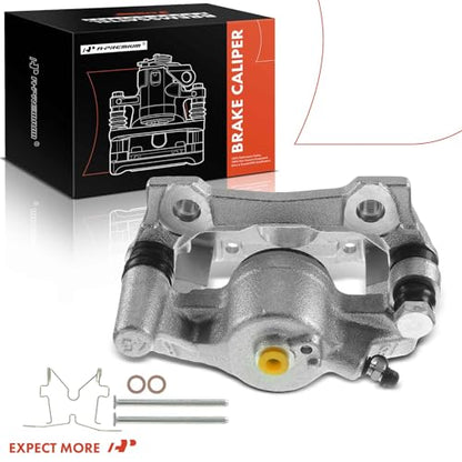 A-Premium Rear Right Passenger Disc Brake Caliper with Bracket - style: Rear Passenger Side