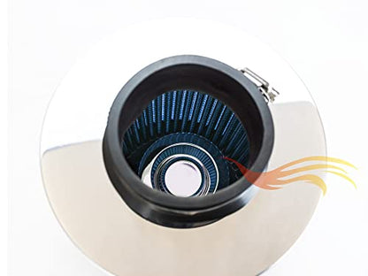 Short Ram Intake Kit for 96-02 Crown Victoria/Town Car 4.6L V8 (Blue) - color: Blue
