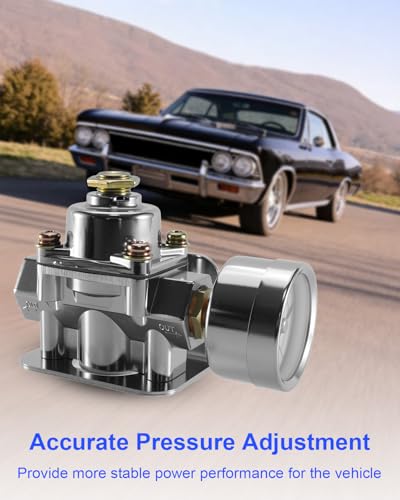 12-803 Adjustable Fuel Pressure Regulator Fit for Holley and Edelbrock