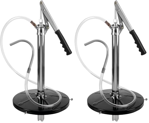 Performance Tool W54232 Lever-Action Bucket Pump for 5 Gallon Pails, Black (Pack of 2) - size: 5-Gallon Containers (Pack of 2), style: Lever-Action Bucket Pump