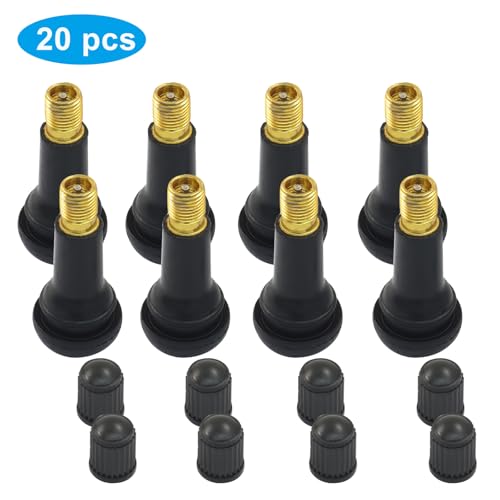 Waziaqoc TR413 Tire Valve Stems, 20 PCS, Black - size: Tr413