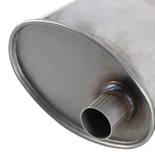 Stainless Steel Rear Exhaust Muffler Compatible With Honda Civic 2012-2015 1.8L, #54882 18307-TR6-A01