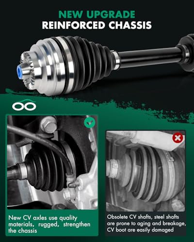 SCITOO Front Left CV Axle Assembly For Mini Cooper 2014-2019 2021-2024