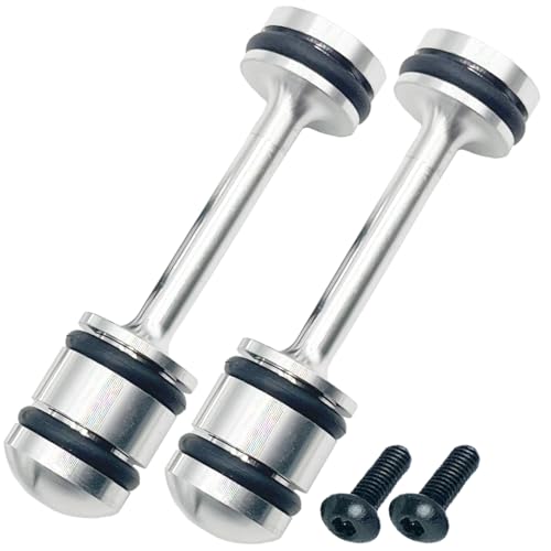 2Pcs LS Billet Aluminum Oil Diverter Rear Galley Plug Barbell for GM Gen III/IV Engines (LS1, LS3, LS2, LQ4, LQ9, LS6, L92, L99, L33) 4.8L 5.3L 5.7L 6.0L 6.2L - 6061-T6 Alloy