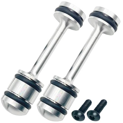2Pcs LS Billet Aluminum Oil Diverter Rear Galley Plug Barbell for GM Gen III/IV Engines (LS1, LS3, LS2, LQ4, LQ9, LS6, L92, L99, L33) 4.8L 5.3L 5.7L 6.0L 6.2L - 6061-T6 Alloy