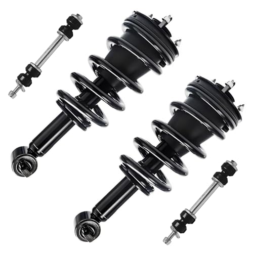 Detroit Axle - 4WD Front Struts Kit for 2014-2018 Chevy Silverado 1500 - size: 4QS47493/ sway kit