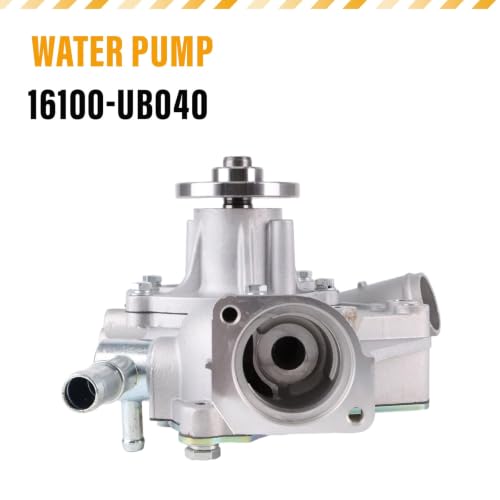 16100-UB040 Water Pump Compatible with Toyota Forklift 8FG10-30 w/ 4Y Engine Replace 16100-78160-71 16100-78159-71