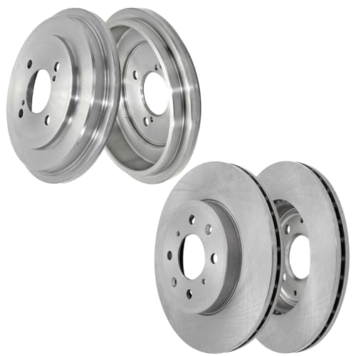 Detroit Axle - Brake Kit for 2015 2016 2017 2018 2019 2020 Honda Fit - size: 4R64062/KIT