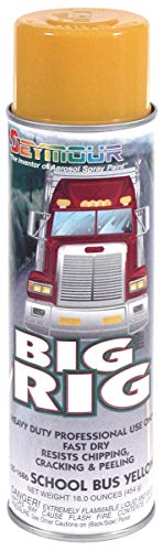 Seymour 20-1686 Big Rig Professional Coatings Spray Paint, School Bus Yellow - color: School Bus Yellow